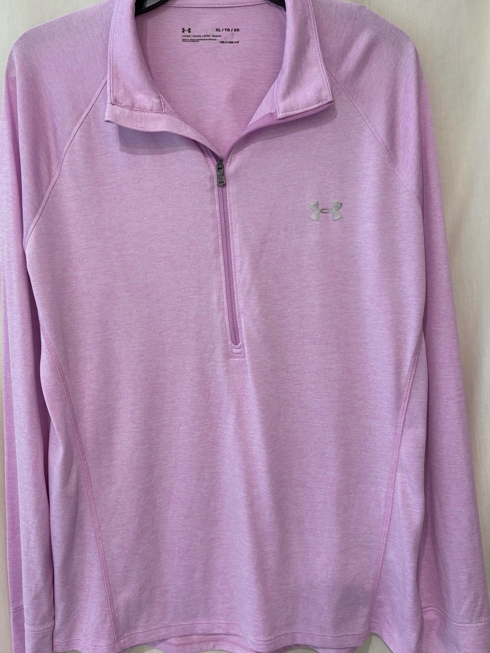 Under Armour Lilac Half-Zip Performance Pullover